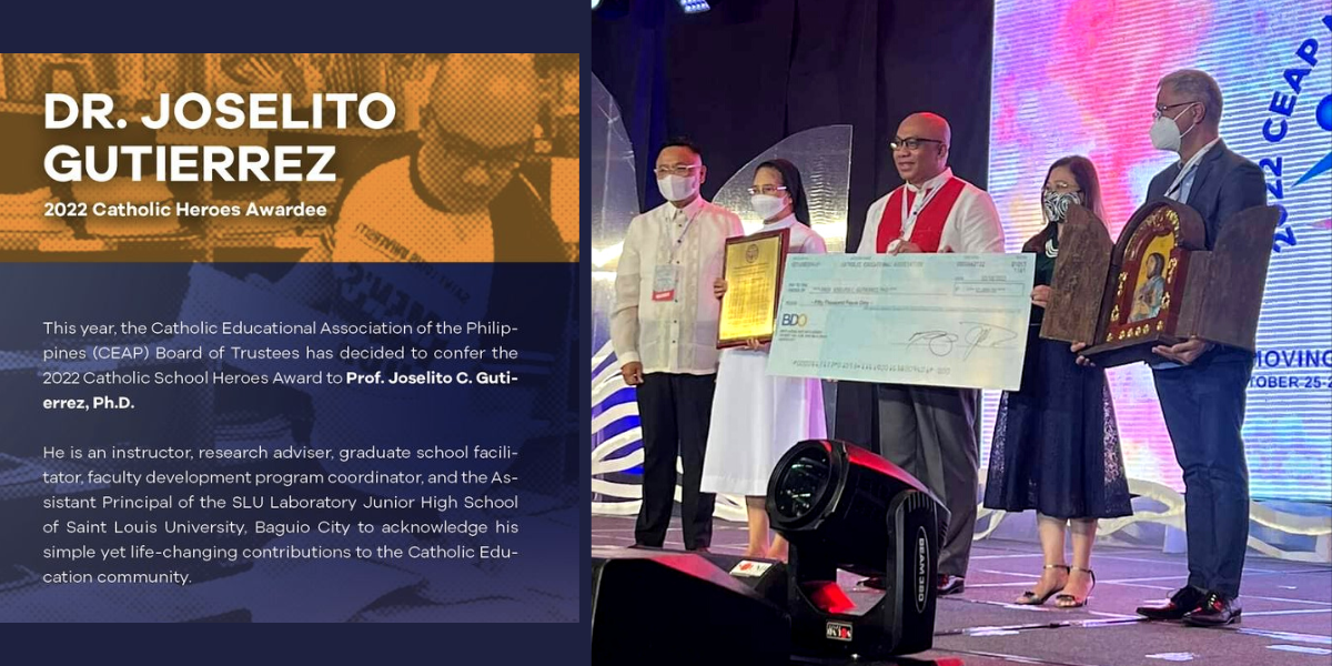 Dr. Joselito C. Gutierrez Catholic Heroes Awards 2022