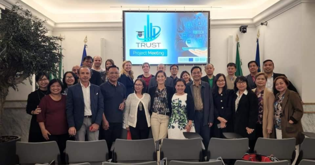 TRUST project meeting with partners from europe, philippines