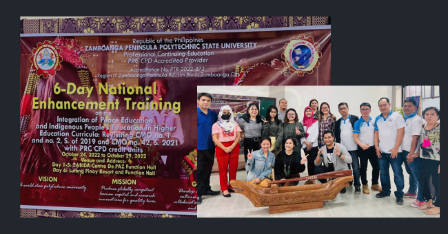 SLU Training on CQA for Peace Education and IP Studies Integration SLU Training on CQA for Peace Education and IP Studies Integration