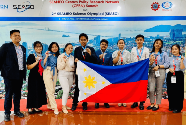 SLU-BEdS Champions at SEAMEO Science Olympiad SLU-BEdS at SEAMEO Science Olympiad