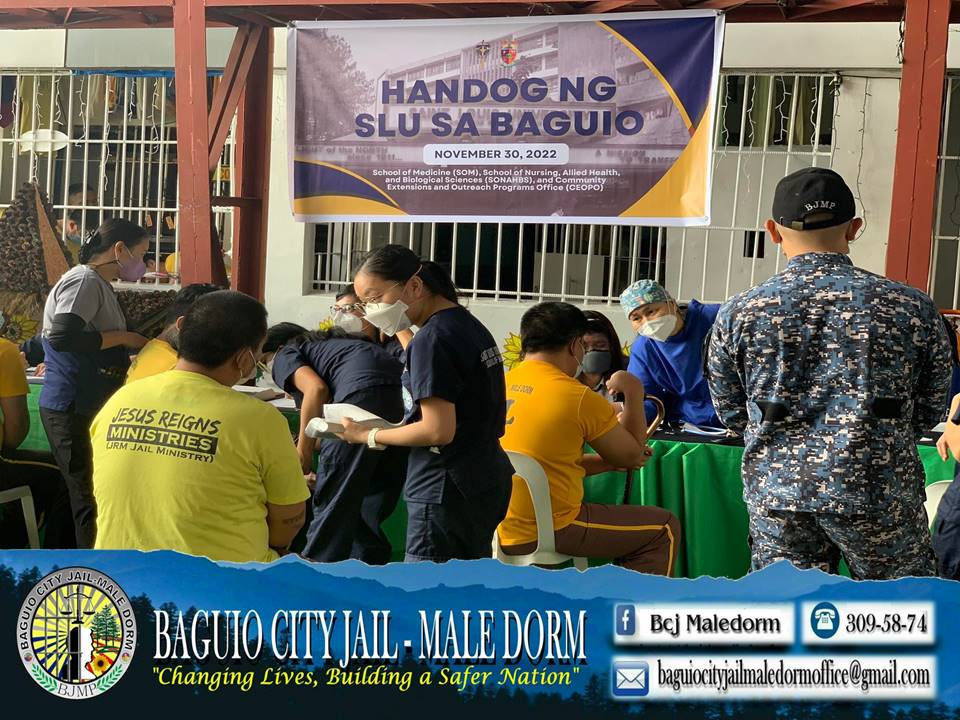 Handog ng SLU sa Baguio BJMP: SONAHBS and SOM Outreach Program