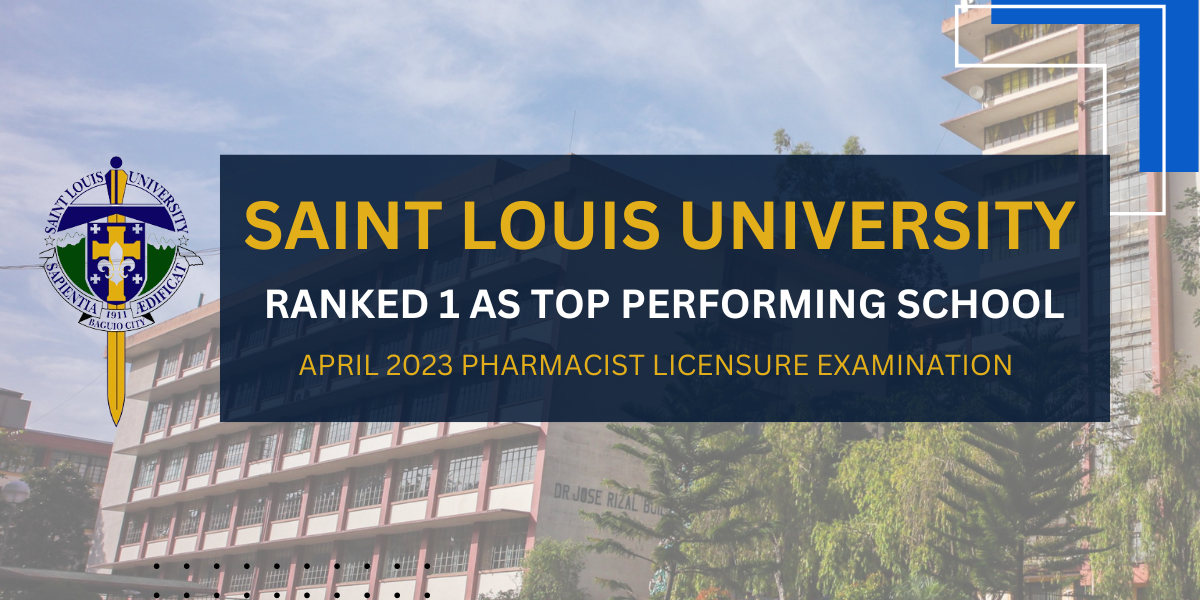 SLU RANK 1 Pharmacy Licensure Examination April 2023 Pharmacists Licensure Examination