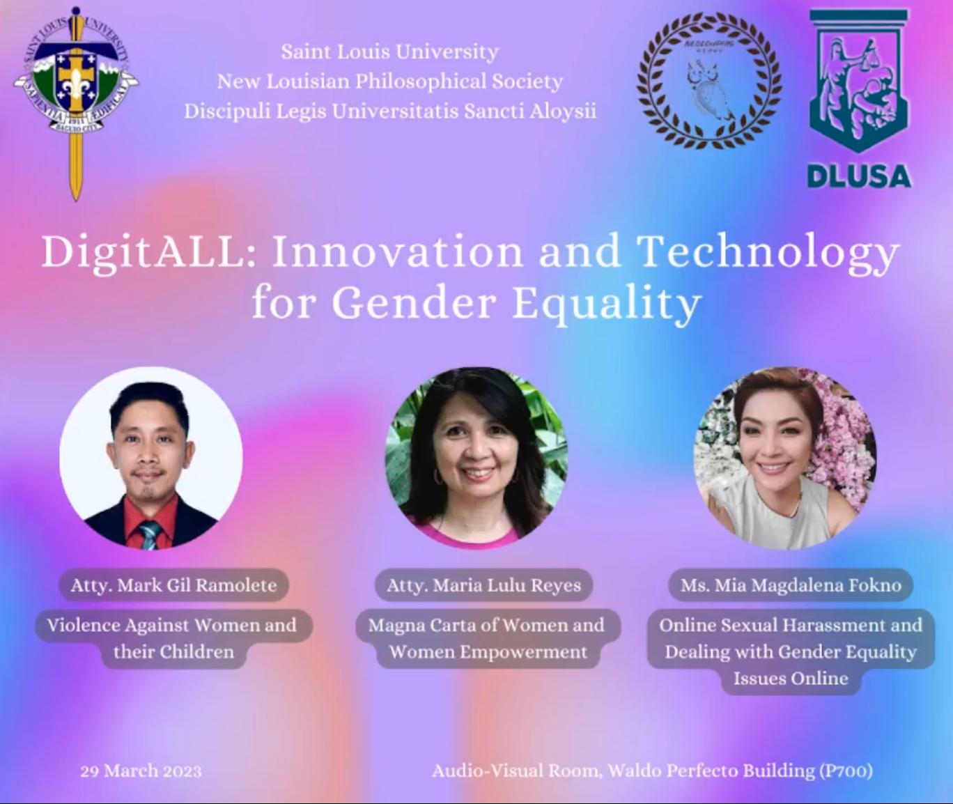 NEOLOUPHIS and DLUSA Conducts Women’s Month Lecture- DigitALL: Innovation and Technology for Gender Equality