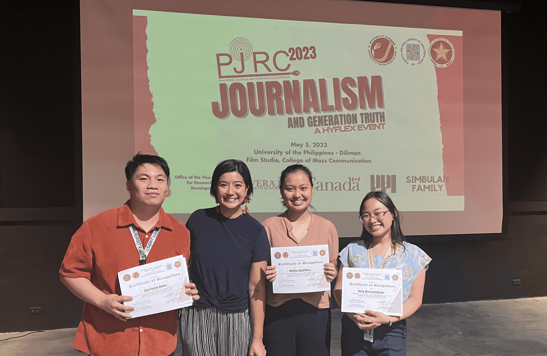 SLU BA Communication Seniors Won 4th and 7th Place in the Philippine Journalism Research Conference 2023