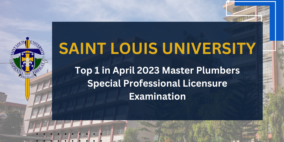 Master Plumbers Special Professional Licensure Examination