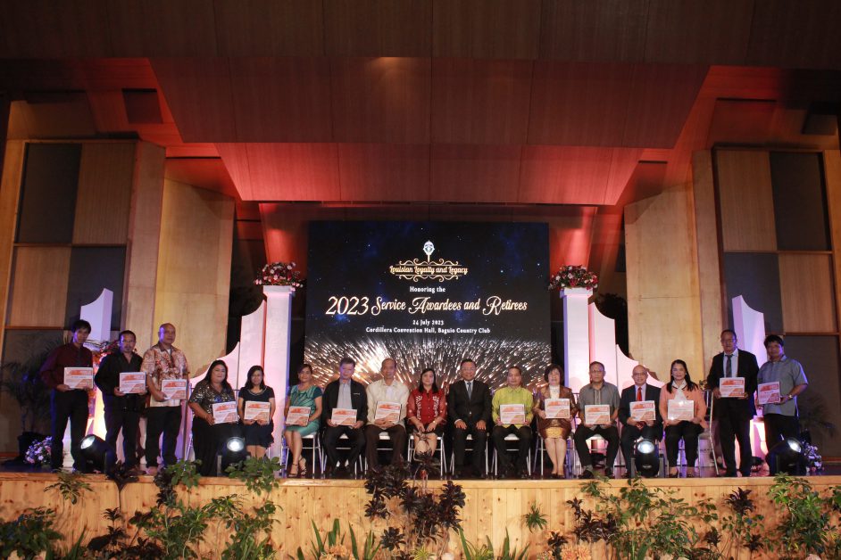 Rev. Fr. Gilbert B. Sales, CICM, PhD with 30 Years Service Awardees