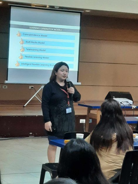 Dr. Felina P. Espique at the STARBOOKS Stakeholders Convention DOST CAR