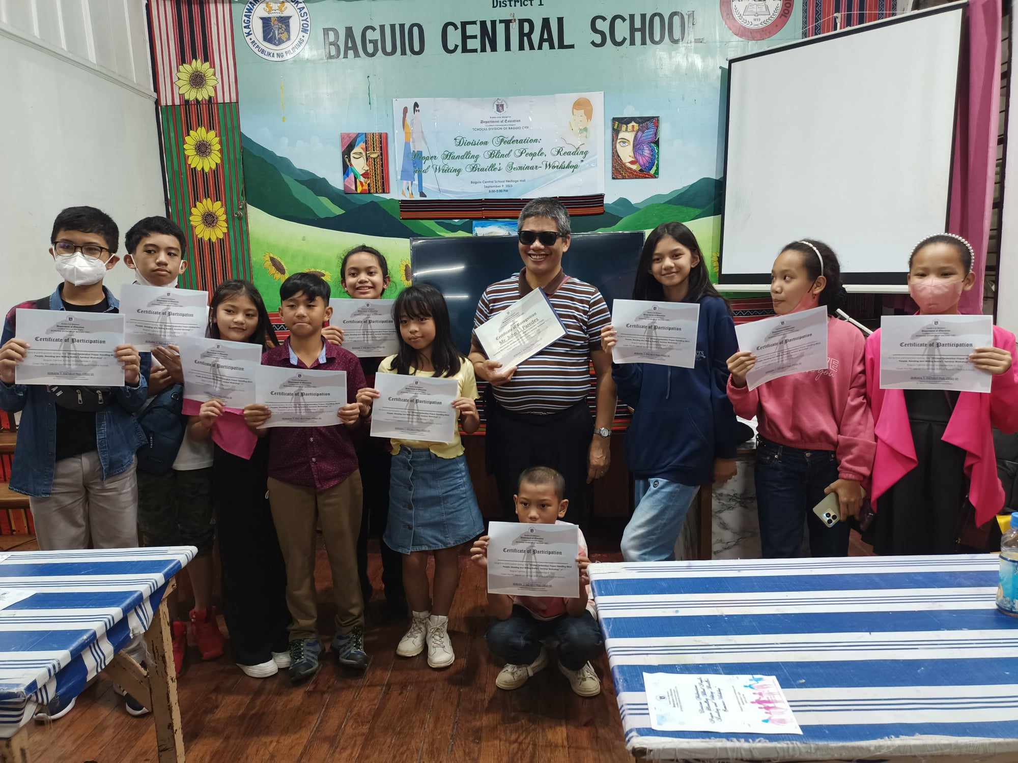 SLU-IERC Trains SELG officers on Blindness Education