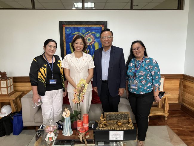 Day 1 Courtesy Call with Fr. Gilbert