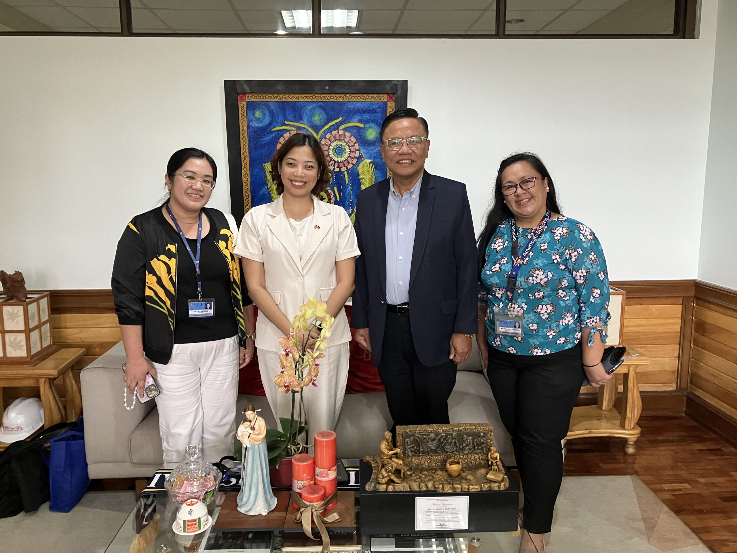 Day 1 Courtesy Call with Fr. Gilbert