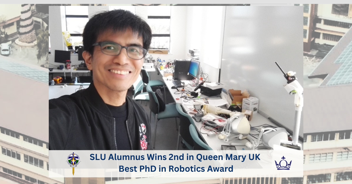 Dr. Alexander Co Abad, Best PhD in Robotics Award Dr. Alexander Co Abad Wins Queen Mary UK Best PhD in Robotics Award