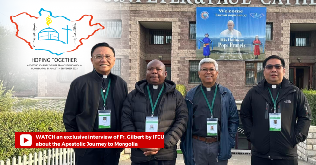 Hoping Together Apostolic Journey of Pope Francis to Mongolia Hoping Together Apostolic Journey of Pope Frances to Mongolia with Rev. Fr. Gilbert B. Sales