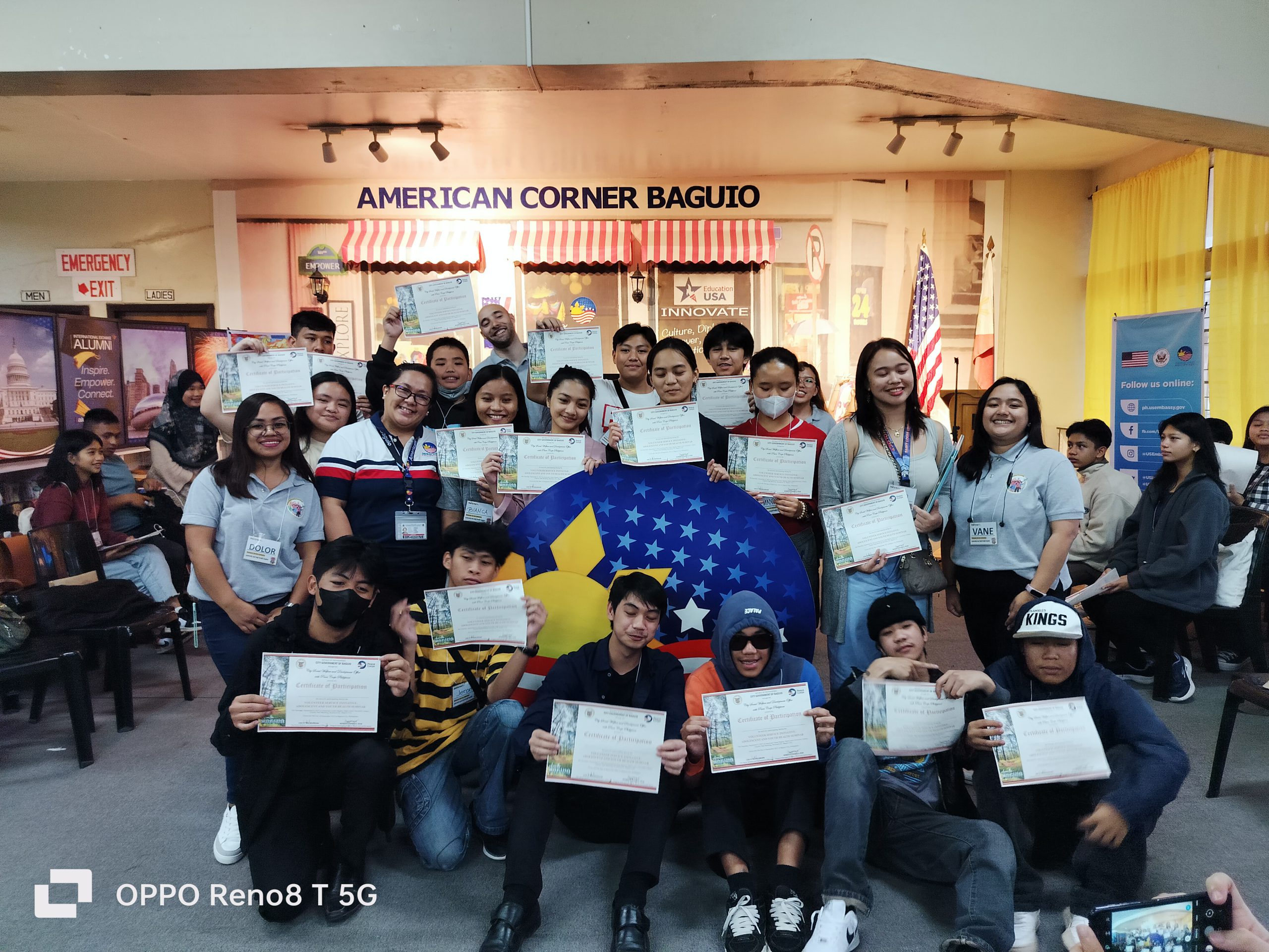 with participants1 American Corner Baguio
