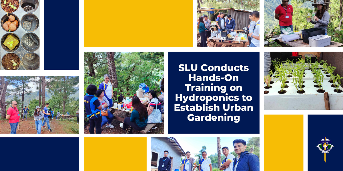 SLU Conducts Hands-On Training on Hydroponics to Establish Urban Gardening SLU Conducts Hands-On Training on Hydroponics to Establish Urban Gardening