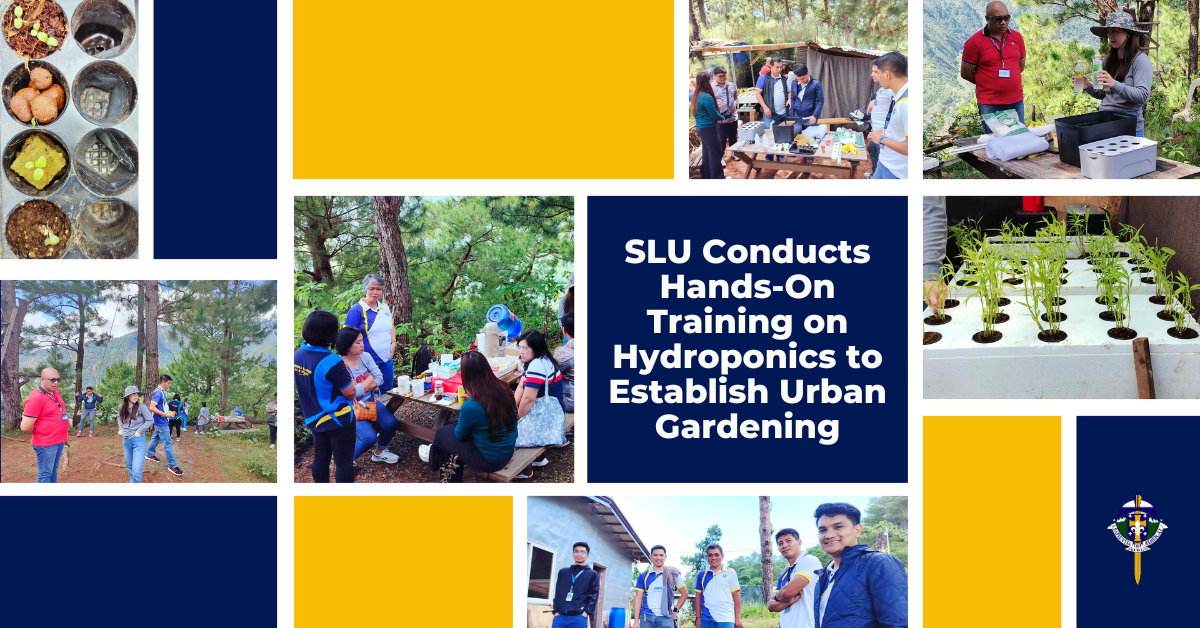 SLU Conducts Hands-On Training on Hydroponics to Establish Urban Gardening