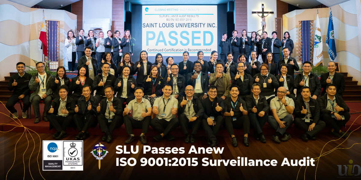 SLU Passes Anew ISO 90012015 Surveillance Audit SLU Passes Anew ISO 90012015 Surveillance Audit