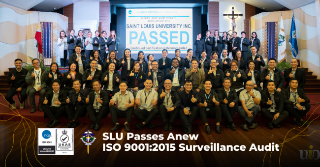 SLU Passes Anew ISO 90012015 Surveillance Audit SLU Passes Anew ISO 90012015 Surveillance Audit