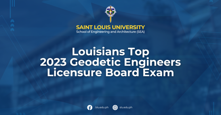 Louisians top 2023 Geodetic Engineers License Exam