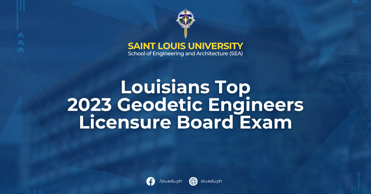 Louisians top 2023 Geodetic Engineers License Exam Louisians top 2023 Geodetic Engineers License Exam