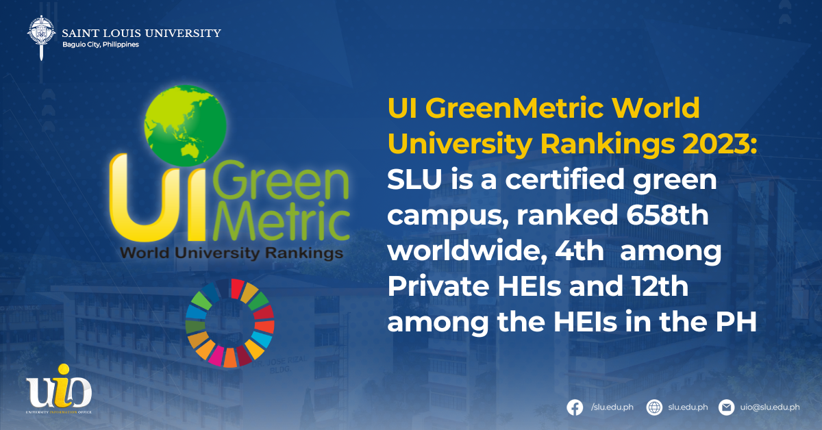 UI GreenMetric World University Rankings 2023 UI GreenMetric World University Rankings 2023