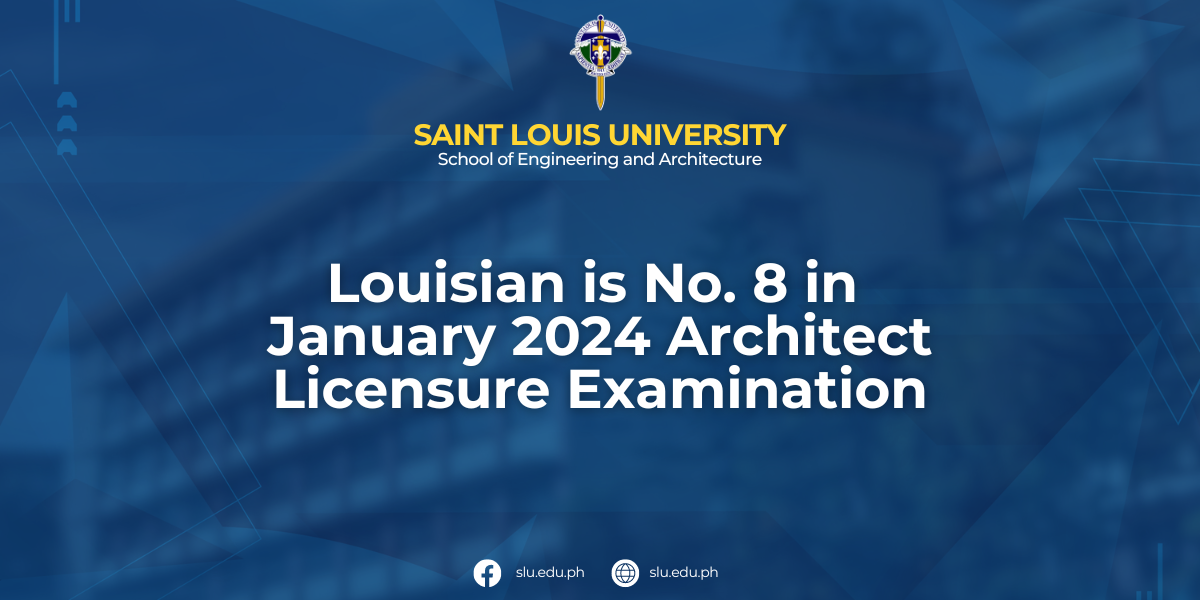 Louisian ranks 8th in January 2024 Licensure Exam for Architects