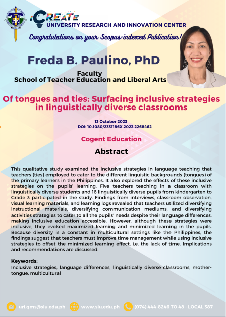 Dr.Freda B. Paulino