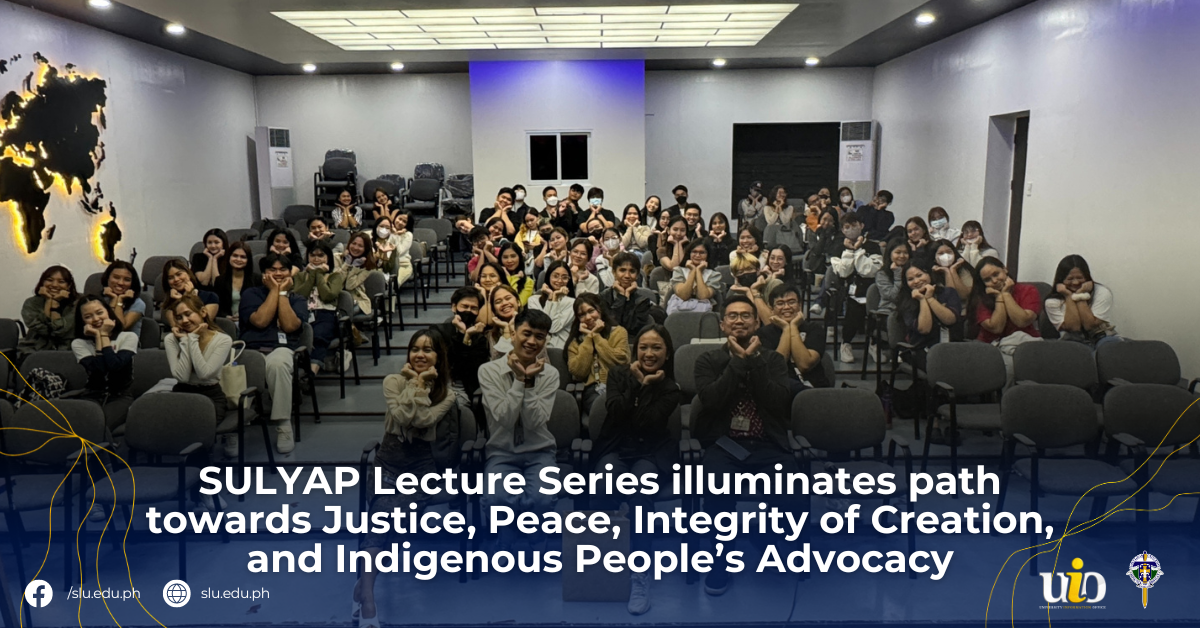 SULYAP Lecture Series illuminates path towards Justice, Peace, Integrity of Creation, and Indigenous People’s Advocacy