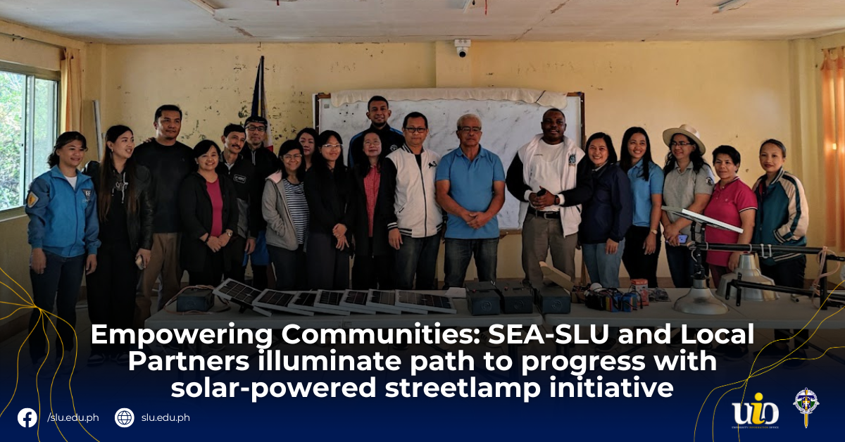 Empowering Communities: SEA-SLU and Local Partners illuminate path to progress with Solar-Powered Street Lamp Initiative