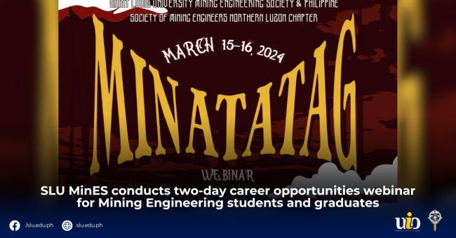 MINAtatag webinar SLU MinES