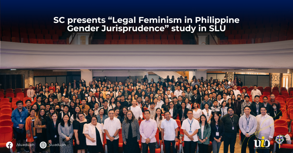 SC presents “Legal Feminism in Philippine Gender Jurisprudence” study in SLU