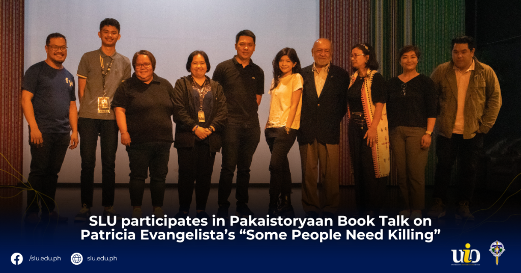 SLU participates in Pakaistoryaan Author Book Talk on Patricia Evangelista’s “Some People Need Killing”