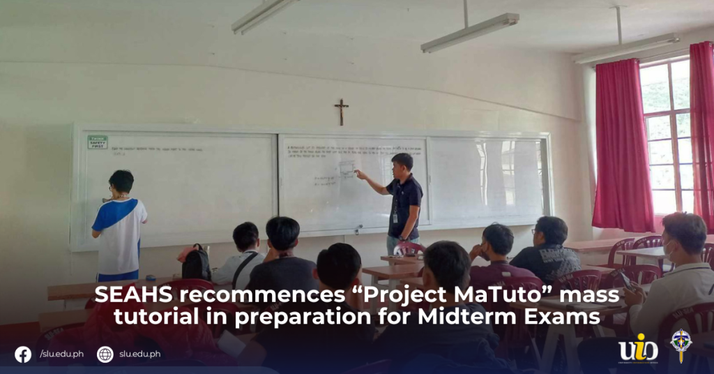 SEAHS recommences “Project MaTuto” mass tutorial in preparation for Midterm Exams