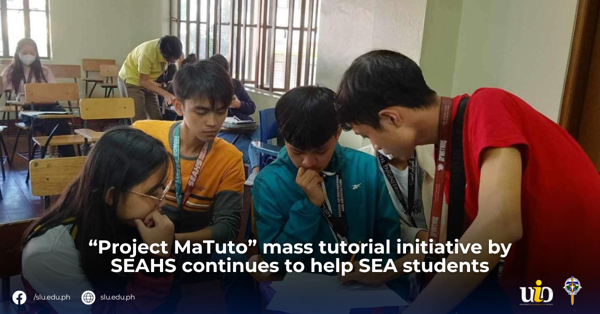 “Project MaTuto” mass tutorial initiative by SEAHS continues to help SEA students
