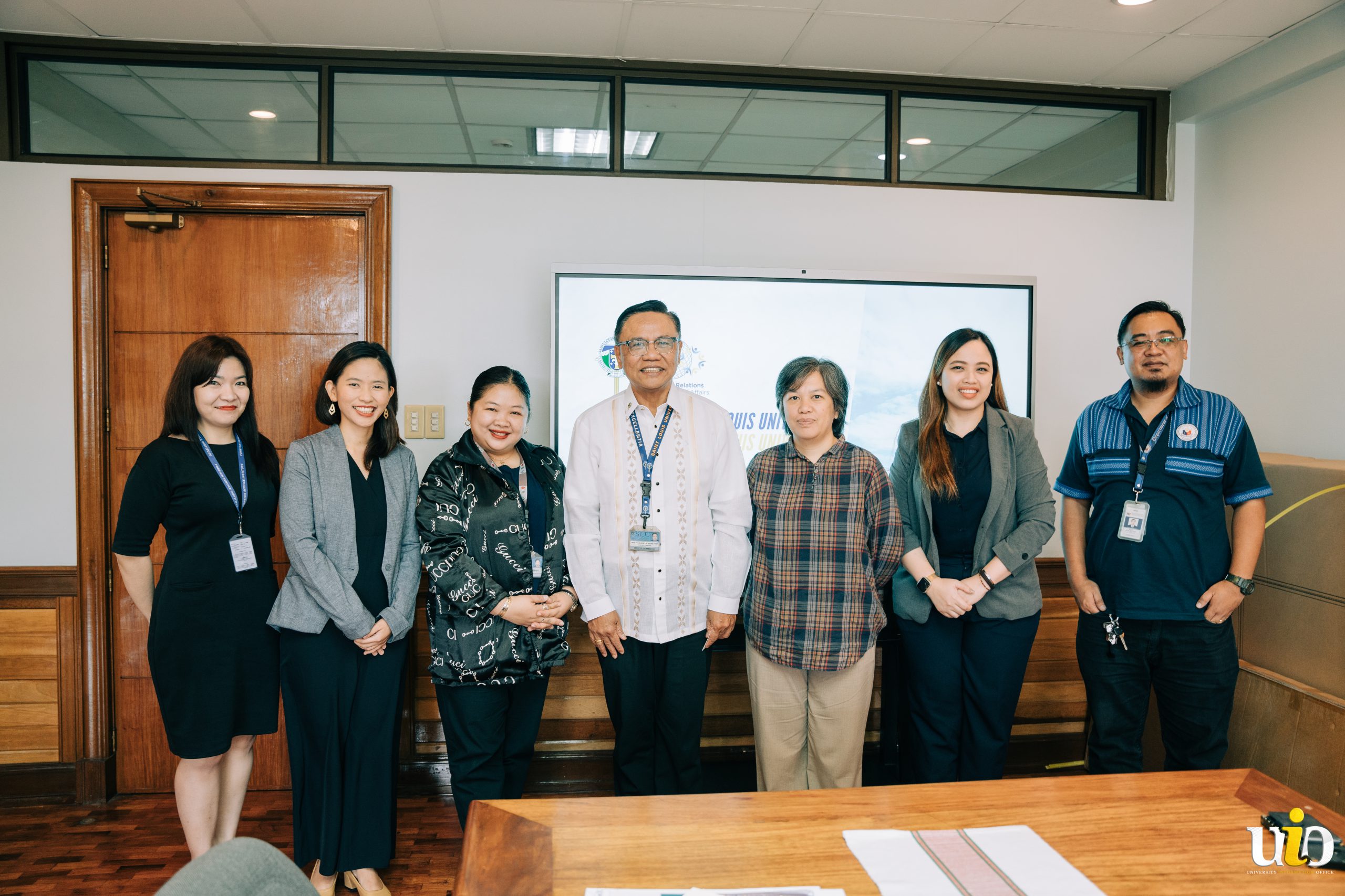 DFA officials pay courtesy call on SLU President
