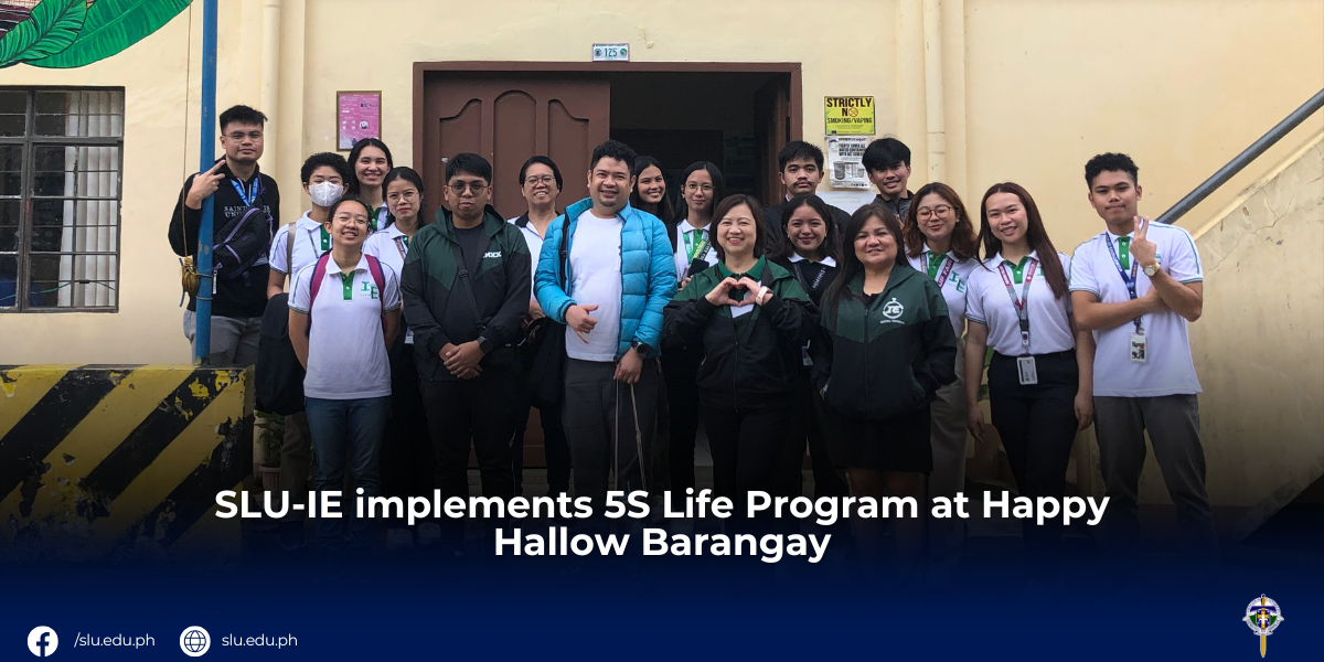 SLU-IE implements 5S Life Program at Happy Hallow Barangay