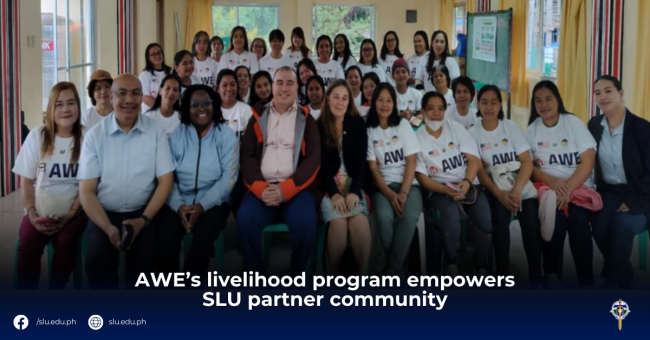 AWE’s livelihood program empowers SLU partner community