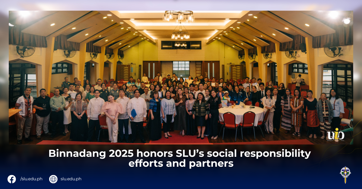 Binnadang 2025 honors SLU’s social responsibility efforts and partners