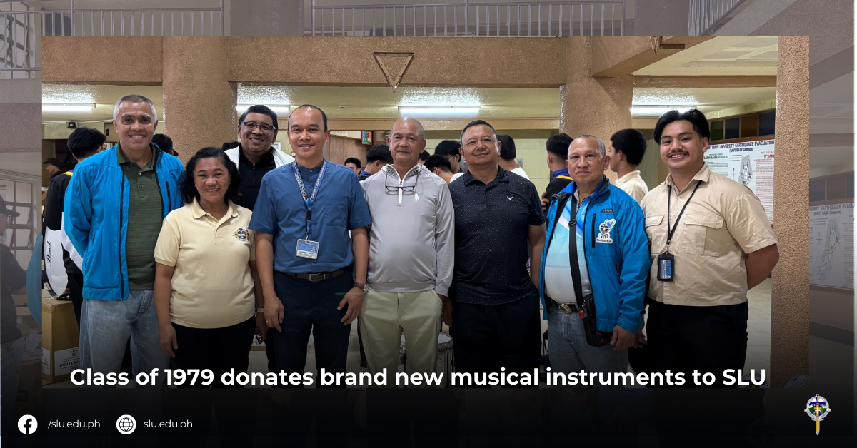 Class of 1979 donates brand new musical instruments to SLU 