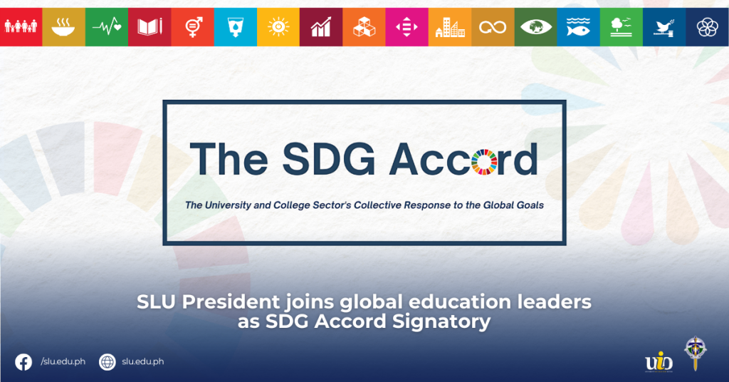 SLU President joins global education leaders as SDG Accord Signatory