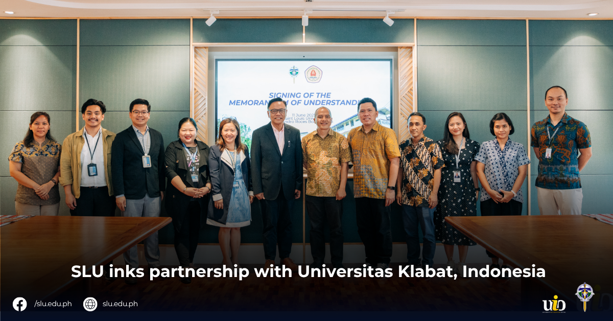 SLU inks partnership with Universitas Klabat, Indonesia