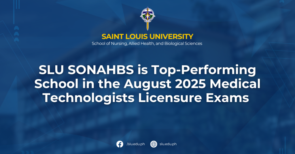 SLU SONAHBS is Top-Performing School in the August 2025 Medical Technologists Licensure Exams 