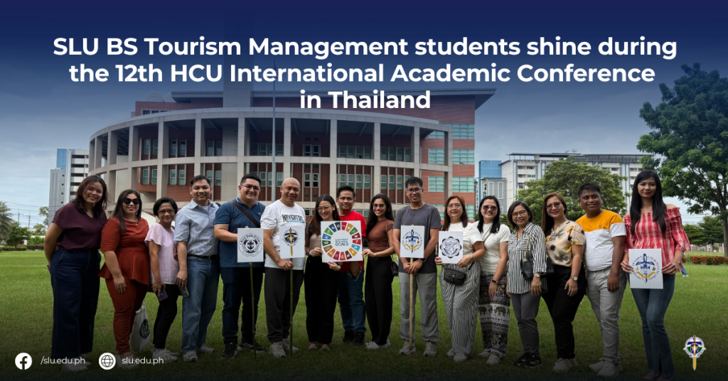 SLU BS Tourism Management students shine during the 12th HCU International Academic Conference in Thailand