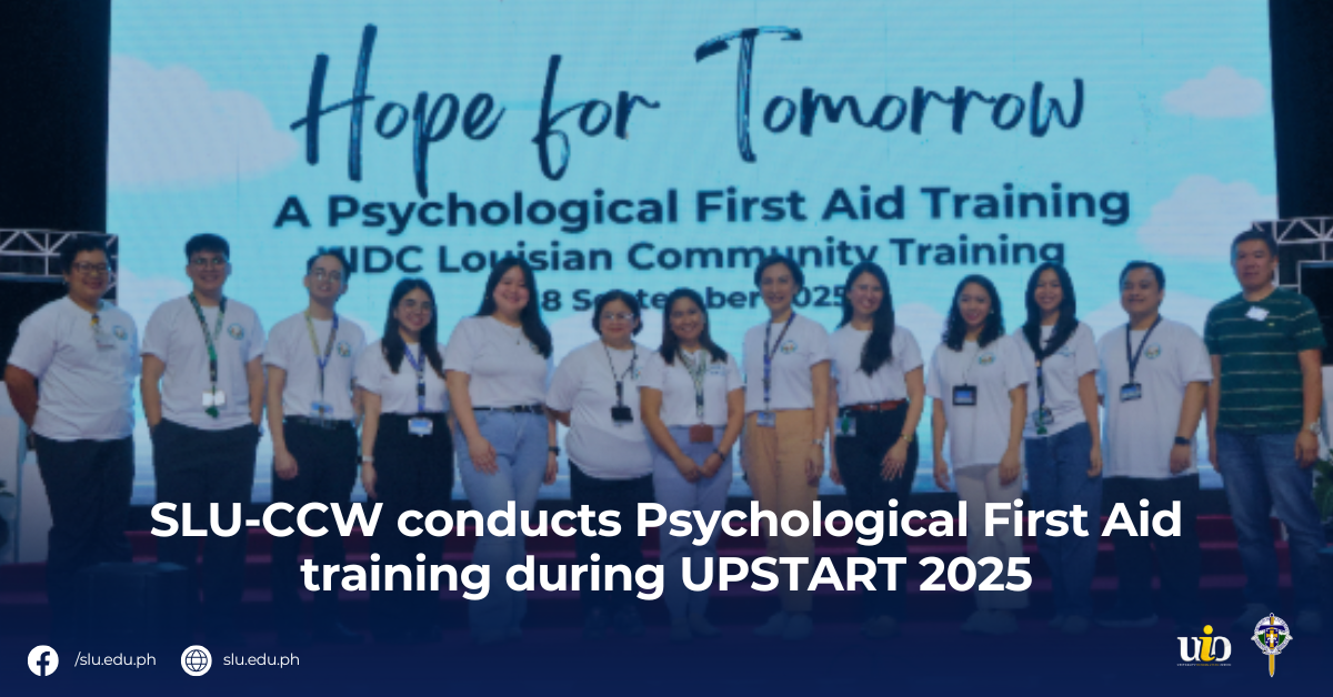 SLU-CCW conducts Psychological First Aid training during UPSTART 2025