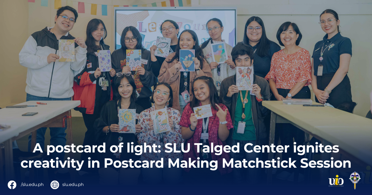 A postcard of light: SLU Talged Center ignites creativity in Postcard Making Matchstick Session