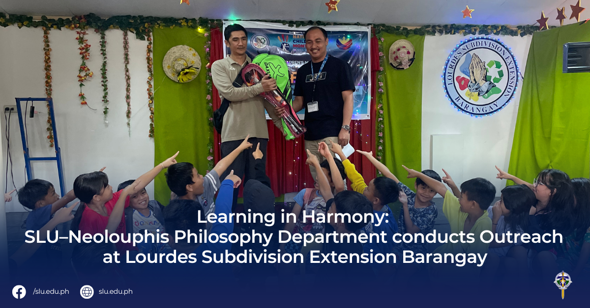 Learning in Harmony: SLU–Neolouphis Philosophy Department conducts Outreach at Lourdes Subdivision Extension Barangay