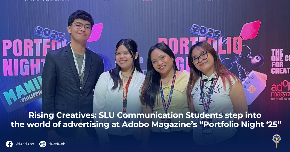 Rising Creatives: SLU Communication Students step into the world of advertising at Adobo Magazine’s “Portfolio Night ‘25”