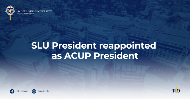SLU President reappointed as ACUP President