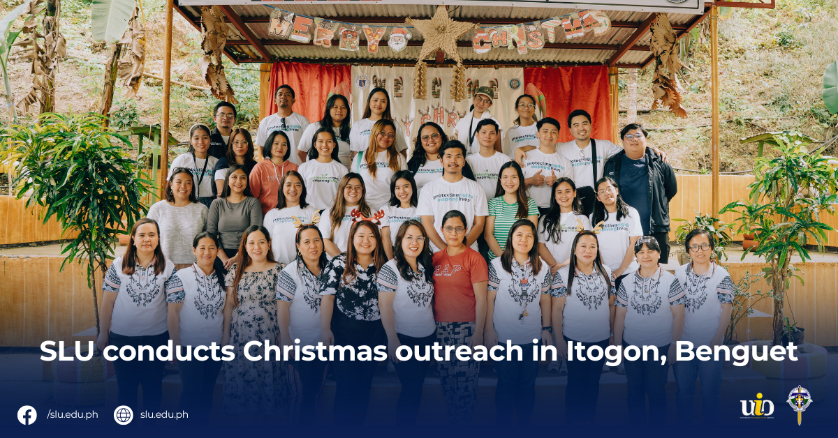 SLU conducts Christmas outreach in Itogon, Benguet