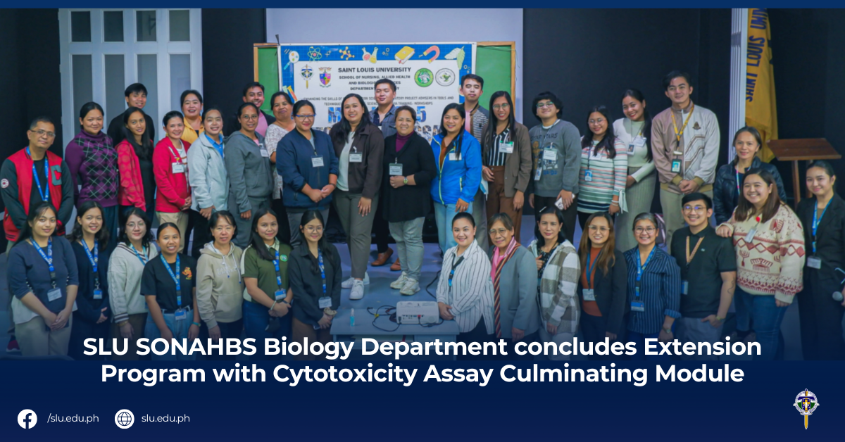 SLU SONAHBS Biology Department concludes Extension Program with Cytotoxicity Assay Culminating Module