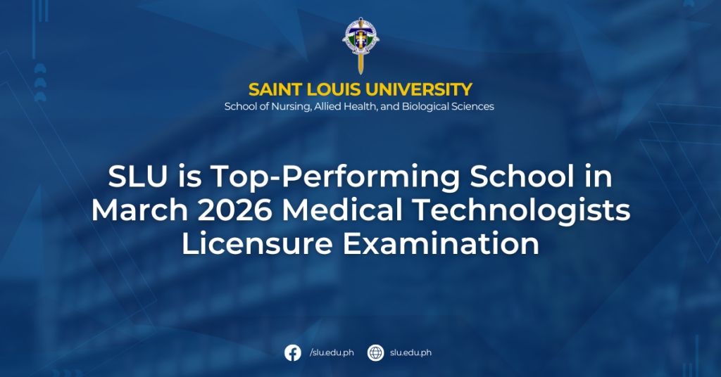 SLU is Top-Performing School in March 2026 Medical Technologists Licensure Examination